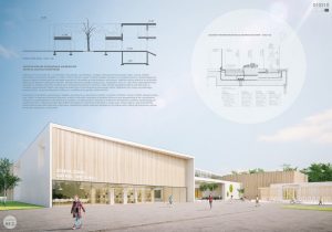 K&L art design Szkoła w Gdyni projekt konkursowy